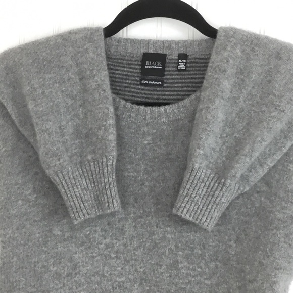 SAKS FIFTH AVENUE Black Label Cashmere Sweater XL - Picture 6 of 7